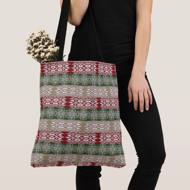 Ethnic African tribal geometric  pattern. Tote Bag (Close Up)