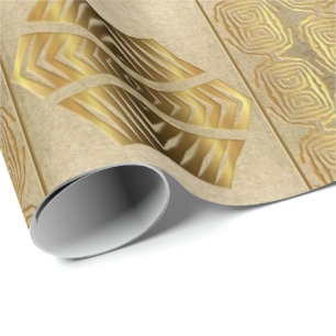 Ethnic African Tribal Geometric Wrapping Paper
