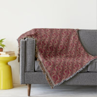 Ethnic African tribal pattern.Adinkra. Throw Blanket