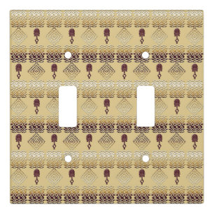 ethnic african tribal pattern light switch cover
