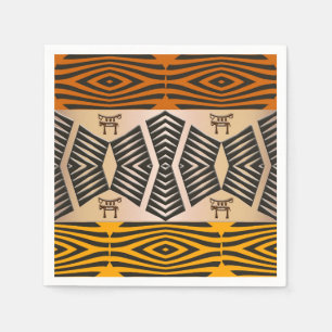 ethnic african tribal pattern napkins