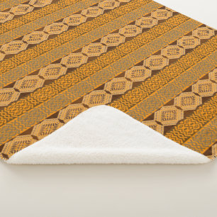 ethnic african tribal pattern sherpa blanket