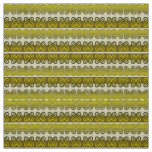 Ethnic african tribal pattern with Adinkra symbols Fabric