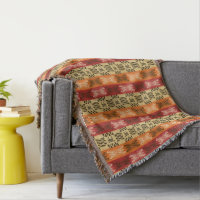 ethnic african tribal striped pattern. throw blanket