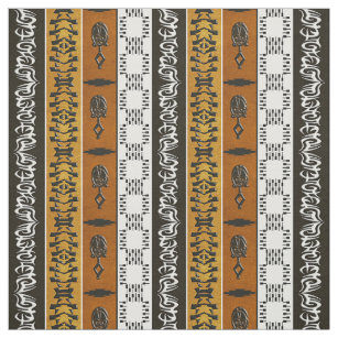 Ethnic African Tribal Stripes Fabric