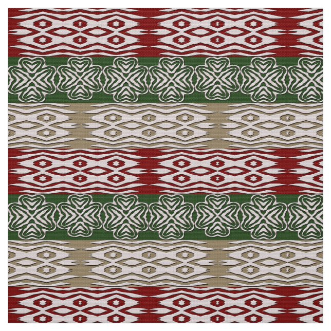 ethnic African Tribal Stripes pattern Fabric (Swatch)