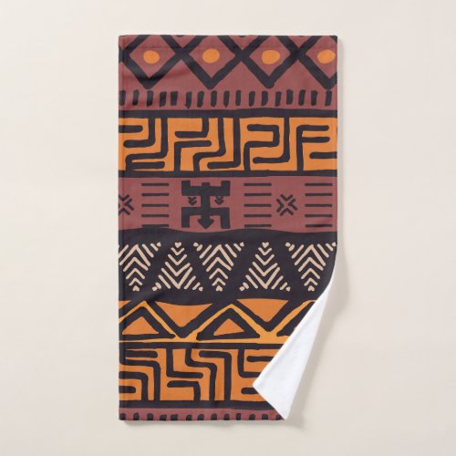 Ethnic African Vibes In Bohemian Style Hand Towel