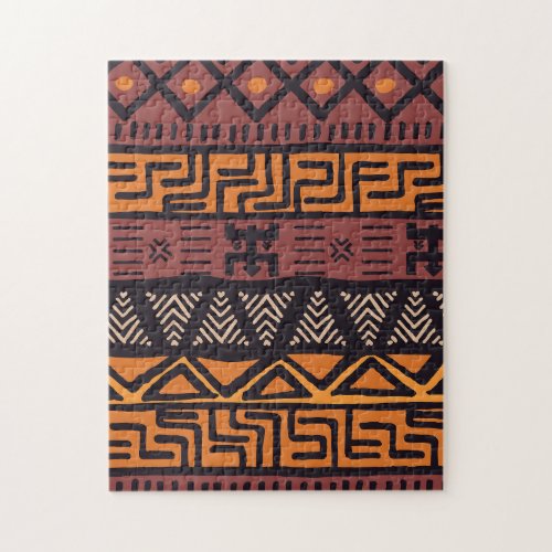 Ethnic African Vibes In Bohemian Style Jigsaw Puzzle