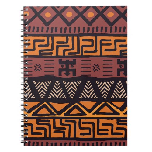Ethnic African Vibes In Bohemian Style Notebook