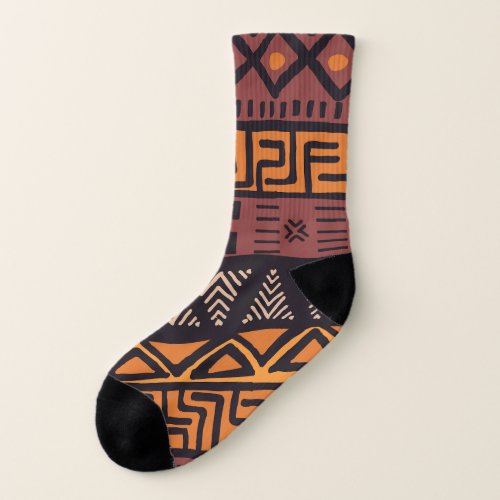 Ethnic African Vibes In Bohemian Style Socks