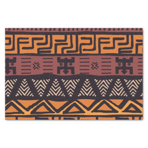 Ethnic African Vibes In Bohemian Style Tissue Paper