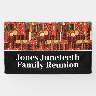Ethnic Afrocentric Kente Tribal Pattern Luggage Banner