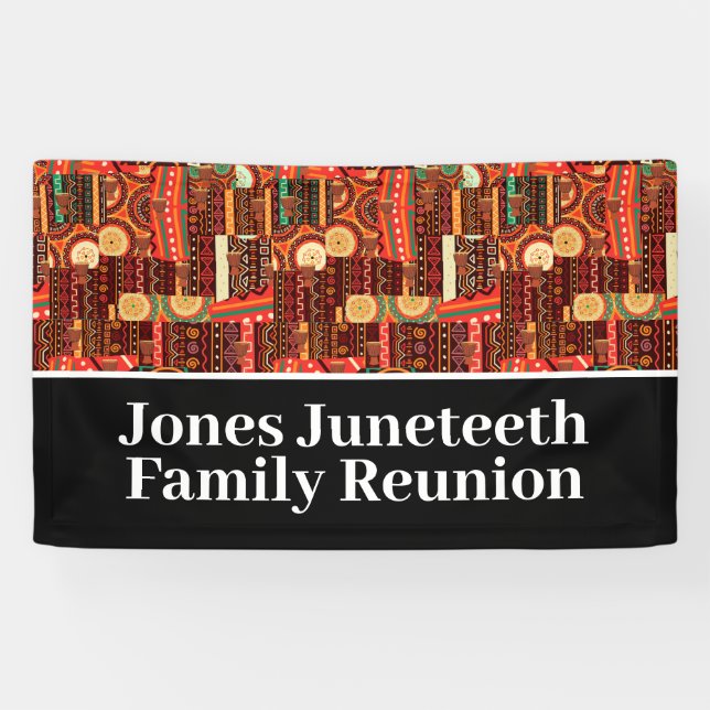 Ethnic Afrocentric Kente Tribal Pattern   Luggage  Banner (Horizontal)