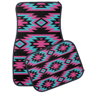 Ethnic American Indian: Aztec Motifs. Car Floor Mat