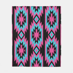 Ethnic American Indian: Aztec Motifs. Fleece Blanket