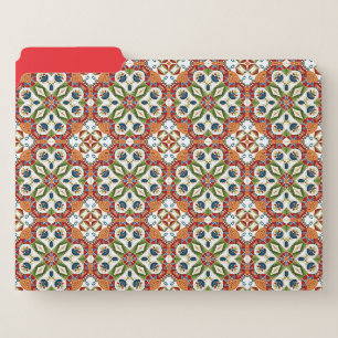 ethnic Arabic oriental ornament vintage File Folder