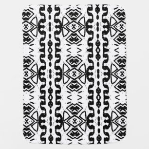 Ethnic Aztec, Vintage Striped Pattern. Baby Blanket