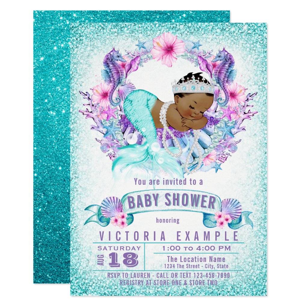 mermaid baby shower