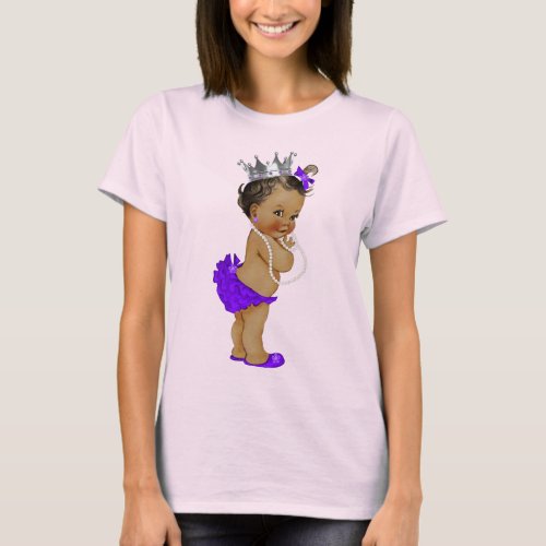Ethnic Baby Princess and Pearls T_Shirt
