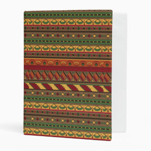 Ethnic background mini binder