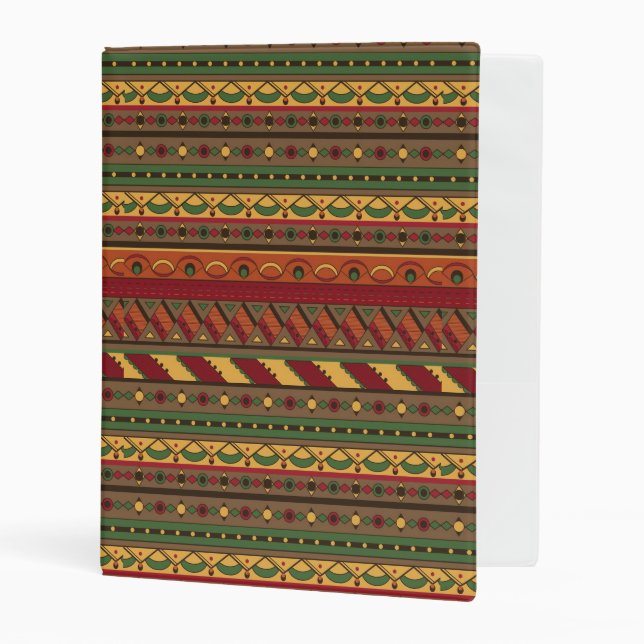 Ethnic background mini binder (Front/Inside)