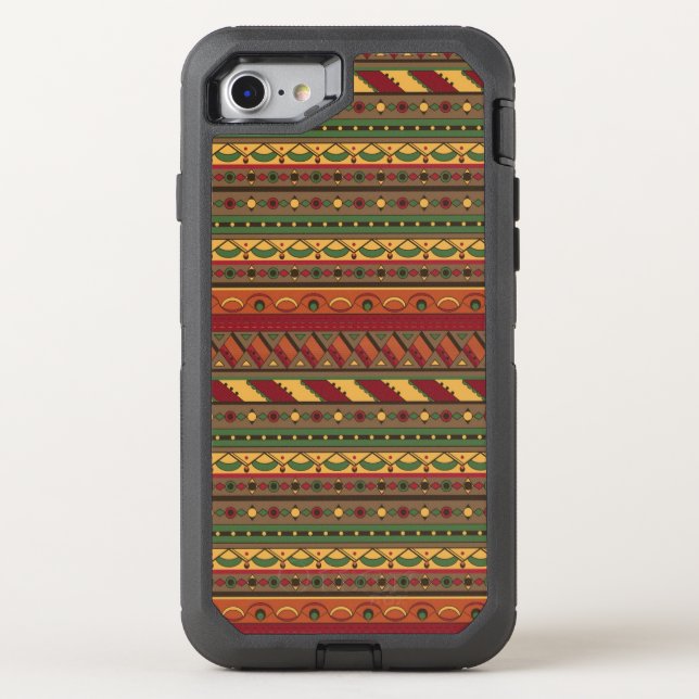 Ethnic background otterbox iPhone case (Back)