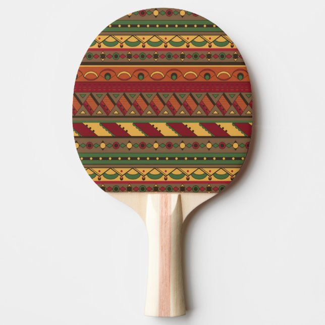 Ethnic background Ping-Pong paddle (Front)