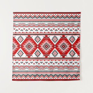 Ethnic black white red, Ukrainian motifs. Tapestry