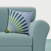 Ethnic Blue and Green Quarter Star Flower