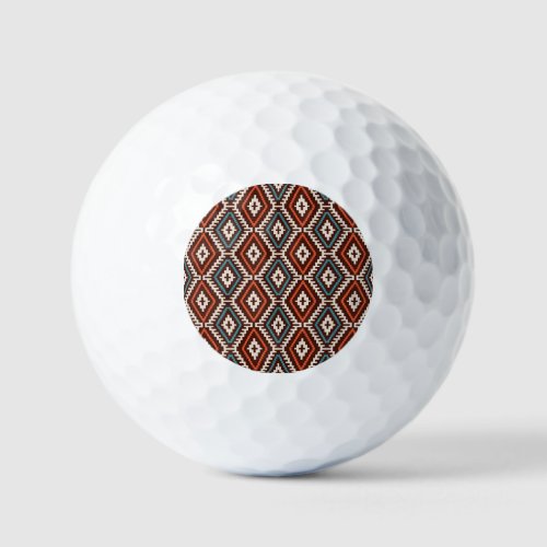 Ethnic Bohemian Fashionable Seamless Ornament Golf Balls