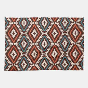 Ethnic Bohemian Fashionable Seamless Ornament Kitchen Towel