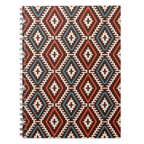 Ethnic Bohemian Fashionable Seamless Ornament Notebook