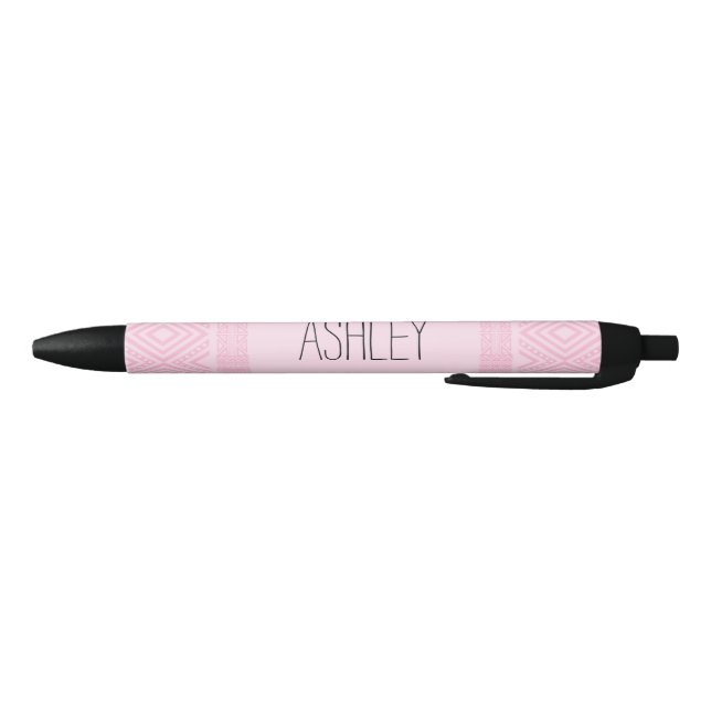 Ethnic Boho-chic Pink Personalized Pen 2 (Bottom)