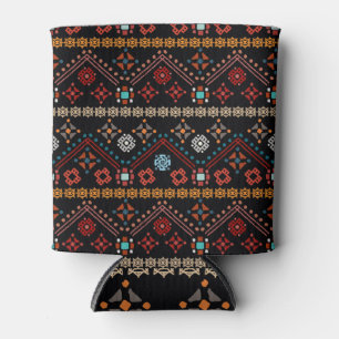 Ethnic Boho: Colorful Tribal Seamless. Can Cooler