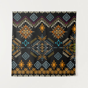 Ethnic Boho Ornament Seamless Pattern Tapestry