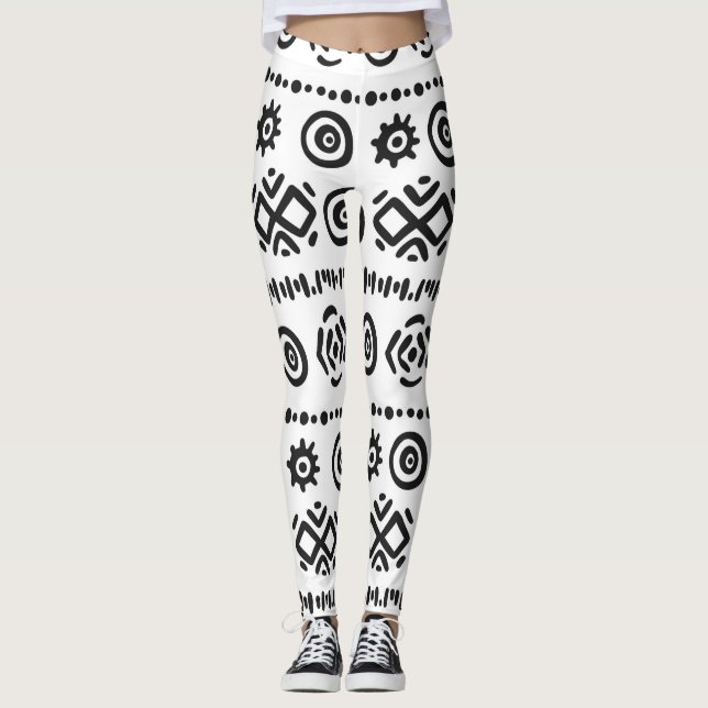 Ethnic boho style leggings (Front)
