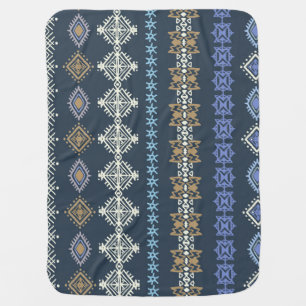 Ethnic boho: tribal art seamless. baby blanket