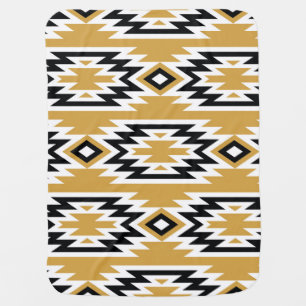 Ethnic boho: vintage geometric pattern. baby blanket