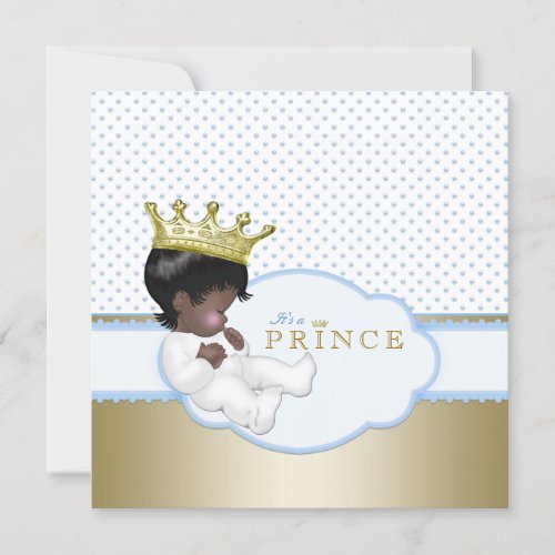 Ethnic Boy Baby Shower Invitation