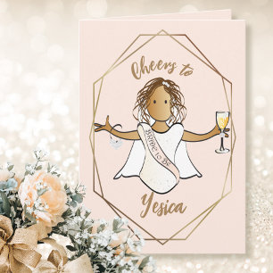 Ethnic Bridal Wedding Shower Congratulations Card