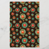 Ethnic Brooches Seamless Pattern (Front)