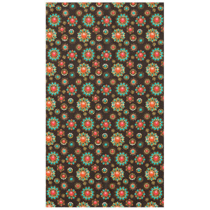 Ethnic Brooches Seamless Pattern Tablecloth