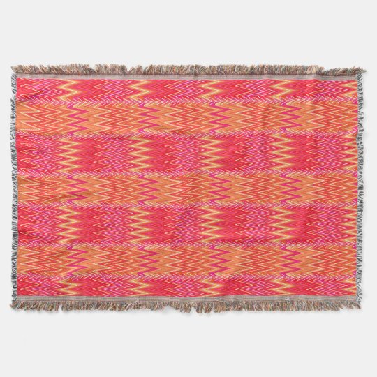 Ethnic Chevron Damask Coral Orange And Pink Throw Blanket Zazzle Interesting Coral Colored Throw Blanket Ethnic Chevron Damask Coral Orange And Pink Throw Blanket Zazzle Interesting Coral Colored Throw Blanket