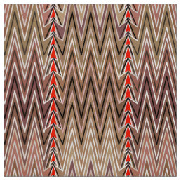 Ethnic Chevron Damask, Taupe Tan and Beige Fabric