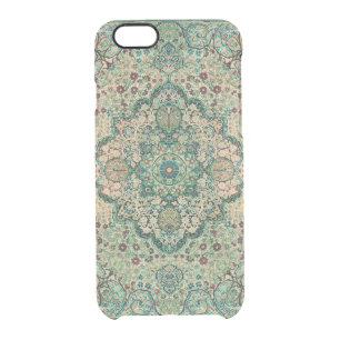 Ethnic Colorful Persian Carpet Motive Clear iPhone 6/6S Case