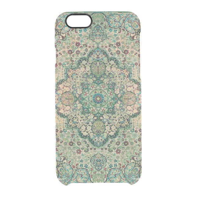 Ethnic Colorful Persian Carpet Motive Uncommon iPhone Case (Back)