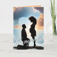 Ethnic Couple Pregnancy Congratulation Spiritual