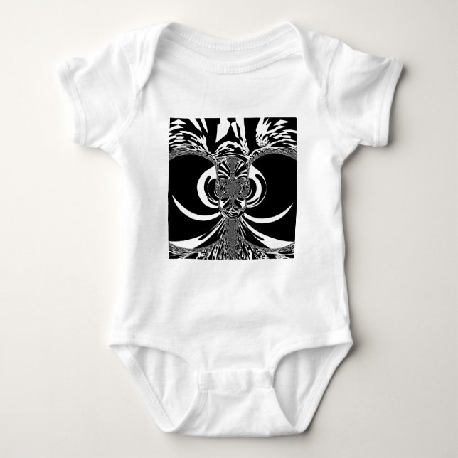 Ethnic Design Baby Bodysuit (Front)