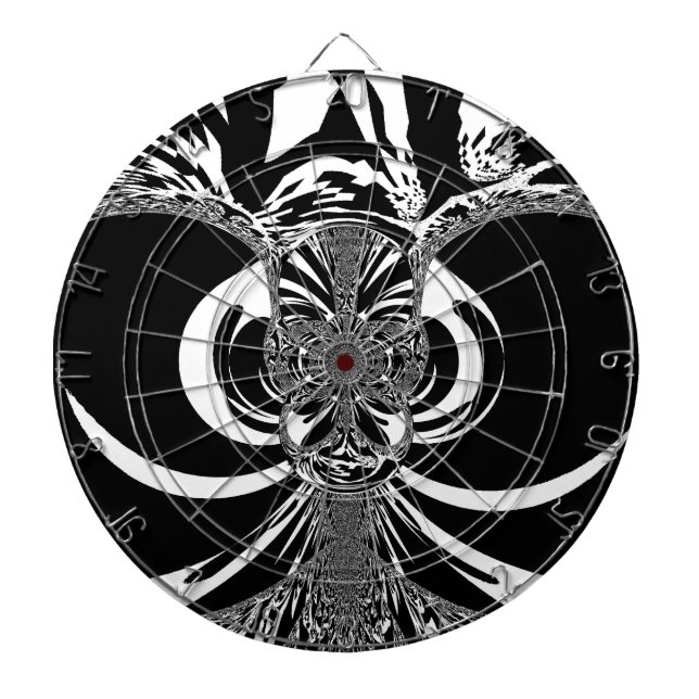 Ethnic Design Dartboard With Darts (Front)