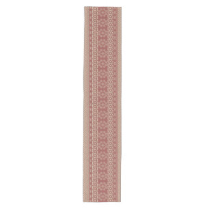 Ethnic Design In Monochrome Chili Oil Medium Table Runner